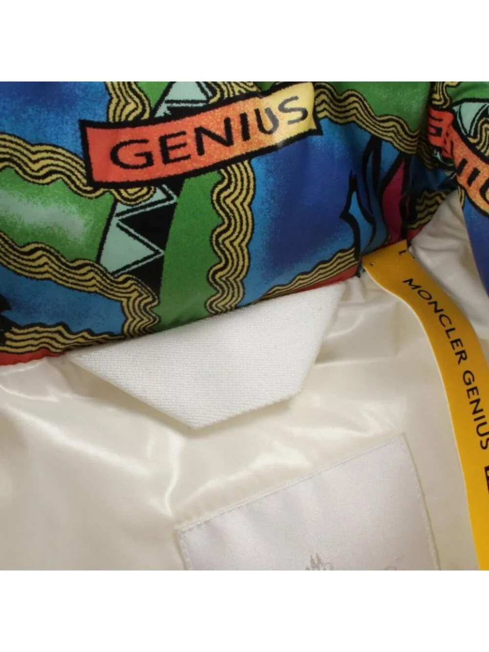 Moncler Down Vest Genius 2 All Over Pattern Nylon